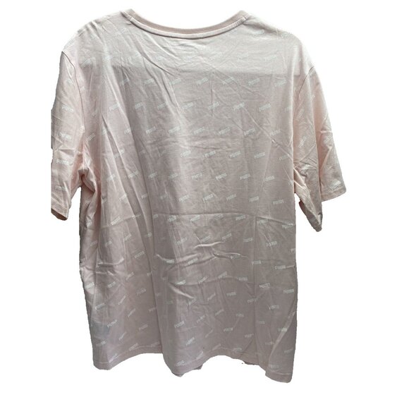 Women's Puma XL Pink and White Logo T-Shirt - Brand New, Stylish and Comfortable - Picture 6 of 10